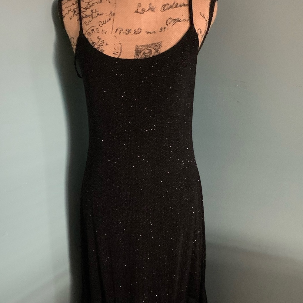 Onyx Night Shift Black Sparkling Dress w Size 10